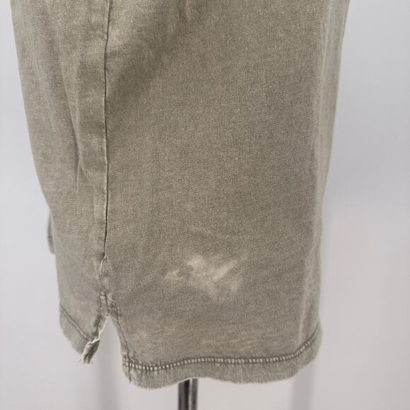 Peloton Circle Muscle Tank Olive Side Slit Size Large - Picture 8 of 10